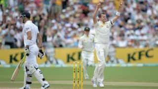 Ashes 2013-14: England enter tea at 143/4 on Day Four of 2nd Test; Australia need six wickets to win